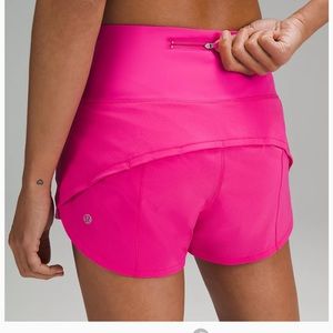 Lululemon Speed up high rise lined shorts 2.5”
